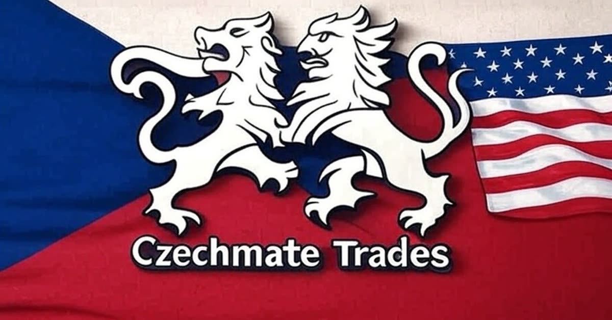 Czechmate Trades: two lions over the Czech and US flags